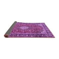 thumbnail image 2 of Ahgly Company Indoor Square Medallion Purple Traditional Area Rugs, 4' Square, 2 of 4