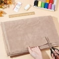 thumbnail image 3 of 79 x 59 Inch Corduroy Fabric Solid Plain Thick Corduroy Material for Coat Shirt Dress Pants Costume Sofa DIY Throw Pillow Covers Burlywood, 3 of 9