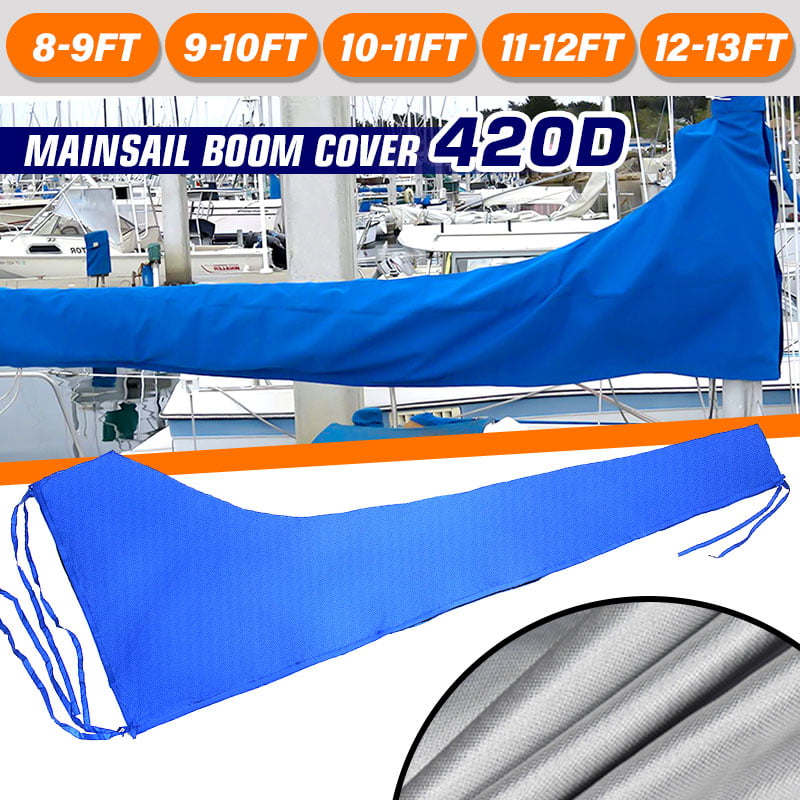 Blue Sail Cover Mainsail Boom Cover 8-9ft New 