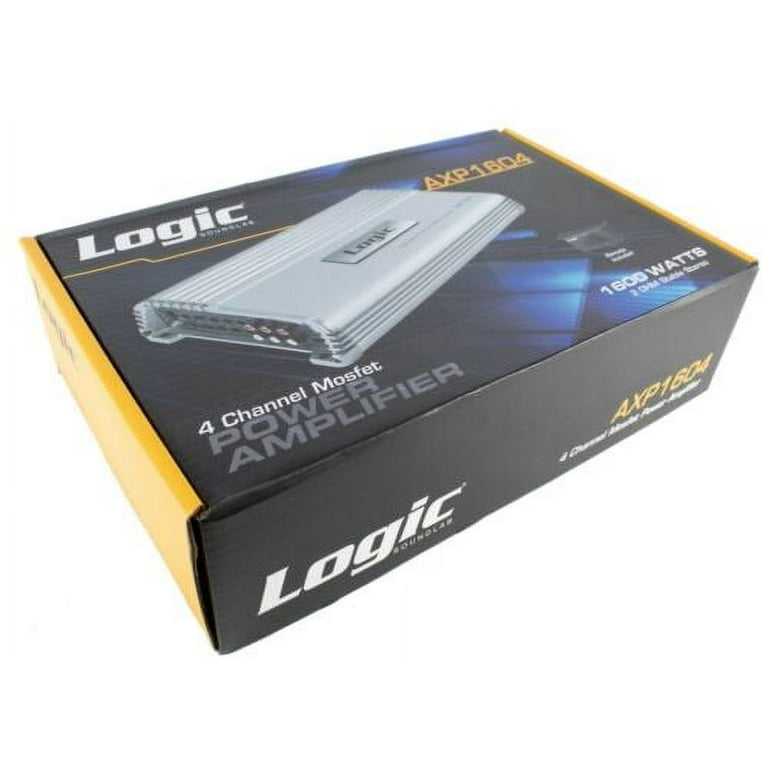 Logic AXP1604 Amplifier 4 Channel 1600 Watts - Walmart.com