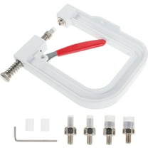 White Cast Iron Beading Machine for DIY Crafting 1 Set Portable Pearl Setting Tool