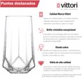 thumbnail image 2 of Juego 6 Vasos Dof Old Fashion LAV Modernos Vidrio 460ml, 2 of 3