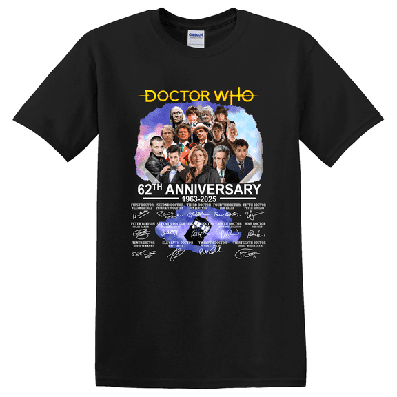 Leaf Doctor Who Anniversary Graphic T-Shirt