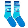 thumbnail image 6 of Cool Socks, Mentos Mint Candy, Stripes, Mens Womens Crew, Funny  Print, Large, 6 of 6