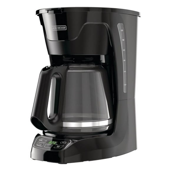 Refurbished BLACK + DECKER 12-Cup Programmable Coffee Maker CM111OBC