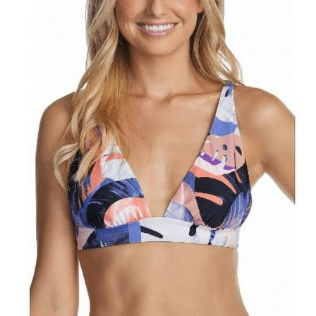 Raisins MULTI Juniors' Road to Hana Miami Printed Bikini Swim Top, US Medium
