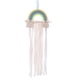 thumbnail image 1 of Laklulu - Soporte para moño de pelo trenzado con borlas de arcoíris, almacenamiento para pinzas para el pelo colgantes, decoración para dormitorio de niñas y bebés, 1 of 5