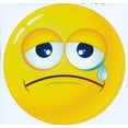thumbnail image 3 of 4.5in x 4.5in Sad Face Sticker, 3 of 3