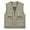 Khaki Tops for Men, variant on IYTR Men's Solid Sleeveless Waistcoat Summer Lightweight Mesh Multi-Pockets Zipper Utility Vest Photographer's Waistcoat Jackets Navy XL