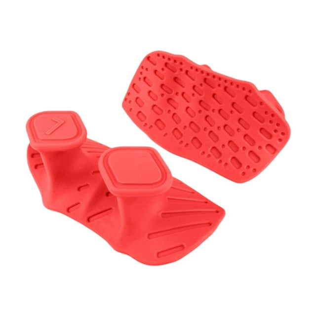 S SERENABLE 2 Pcs Poignées de Musculation Poignées de Gym pour Exercice Culturisme Soulevés de Terre Rouge