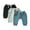 Black Gray Blue, variant on GXFC 3-Pack Toddler Babies Boys Joggers Pants 6M 12M 18M 2T 3T Children Boys Tapered Elastic Waistband Harem Pants Lounge Athletic Pants Spring Fall Sweatpants for Kids Boys