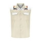 thumbnail image 5 of Camiseta sin mangas con cuello vuelto para hombre, estilo informal, a la moda, con estampado, cuello vuelto, sin mangas, bolsillos, deportiva, de poliéster, 5 of 5
