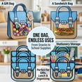 thumbnail image 3 of Orangide Reusable Backpack Gift Bag, Large Capacity Drawstring Backpack for Birthday, Party, Wedding, Christmas Gift Wrapping and Shopping, 3 of 5