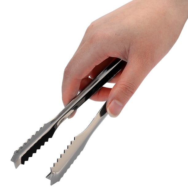 Accesorios Para Bar Pinzas De Cocina Clip Para Cubitos De Hielo Pinzas Para Alimentos, Clip Para Hielo, Clip Para Alimentos De Acero Inoxidable, Clip Para Alimentos Clip Para ANGGREK chapado en negro