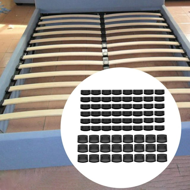 Soportes para listones de cama perfecl 72 piezas Sostenedor de láminas de cama