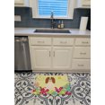 thumbnail image 3 of Carolines Treasures BB6058RUG Easter Eggs Cavalier Spaniel Machine Washable Memory Foam Mat, 3 of 4