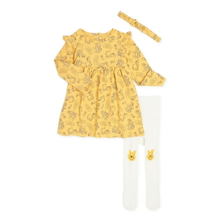 Winnie the Pooh Baby Girls Dress Set, Sizes 0M-24M