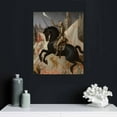 thumbnail image 4 of Nawypu Saint George and the Dragon - Bernat Martorell - 1435 Medieval Christian Poster Canvas Picture Printing Wall Art Decoration Posters Aesthetic Living Room Bedroom Home Wall Decor, 4 of 4