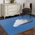 thumbnail image 5 of Blue Sky Area Rug 4x6 Washable Rug Non Slip Abstract Sky White Minimalist Large Area Rug Indoor Floor Carpet for Entryway Bedroom Kitchen Living Room Home Office Dining Room Nursery, 5 of 9