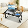 WLRETMCI Laptop Bed Tray Table, Foldable Lap Desk for Bed, Sofa