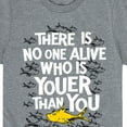 thumbnail image 3 of Dr. Seuss - No One Is Youer Than You - Toddler And Youth Short Sleeve Graphic T-Shirt, 3 of 6