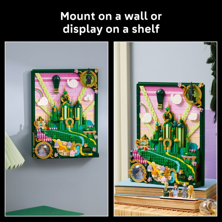 LEGO Wicked Emerald City Wall Art Building Set for Adults - Wall