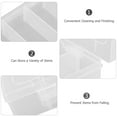 thumbnail image 4 of BRIGHTFUFU Tool Chest Hardware Organizer Box Plastic Transparent 1Pcs Convenient Storage, 4 of 8