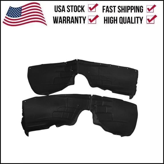 Front Inner Fender Liner Set for Chevrolet Equinox 2018 2019 2020 2021 2022 GM1249278 GM1248278