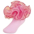 thumbnail image 1 of WUANDIXFA Baby Girls Socks Ruffle Lace Childrens Socks Lace Socks Four Seasons Breathable Solid Color Socks Princess Dance Socks Baby Girls Pink,8-10 Years, 1 of 6