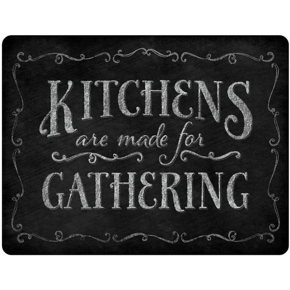 Chalk it Up Kitchens - Large Glass Cutting Board 15x12