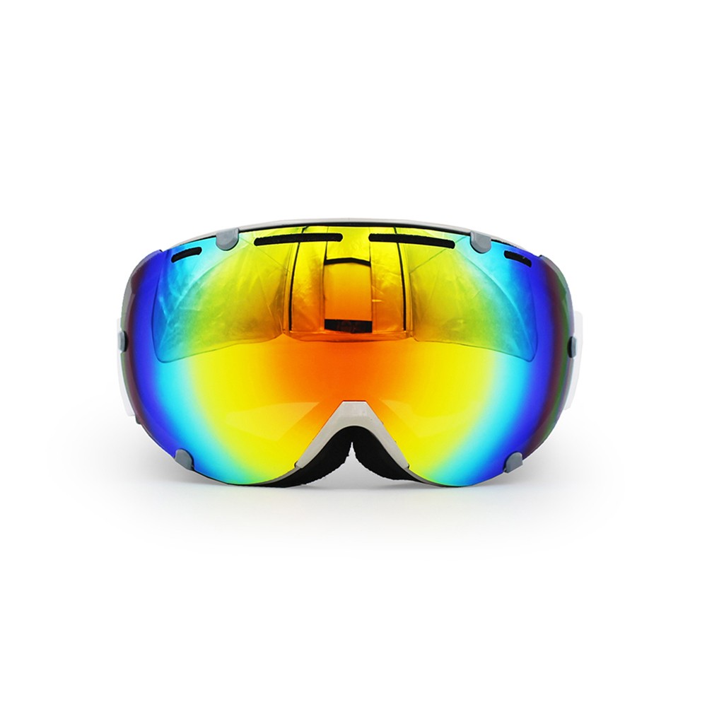 Ediors Mirror Dual Lens Snowboard Ski Goggles with Anti-Fog Lens Eyewear by Ediors