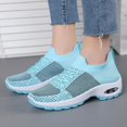 thumbnail image 2 of CAICJ98 Shoes for Women Womens Canvas Shoes Low Cut Canvas Sneakers Walking Running Shoes,Light Blue, 2 of 5