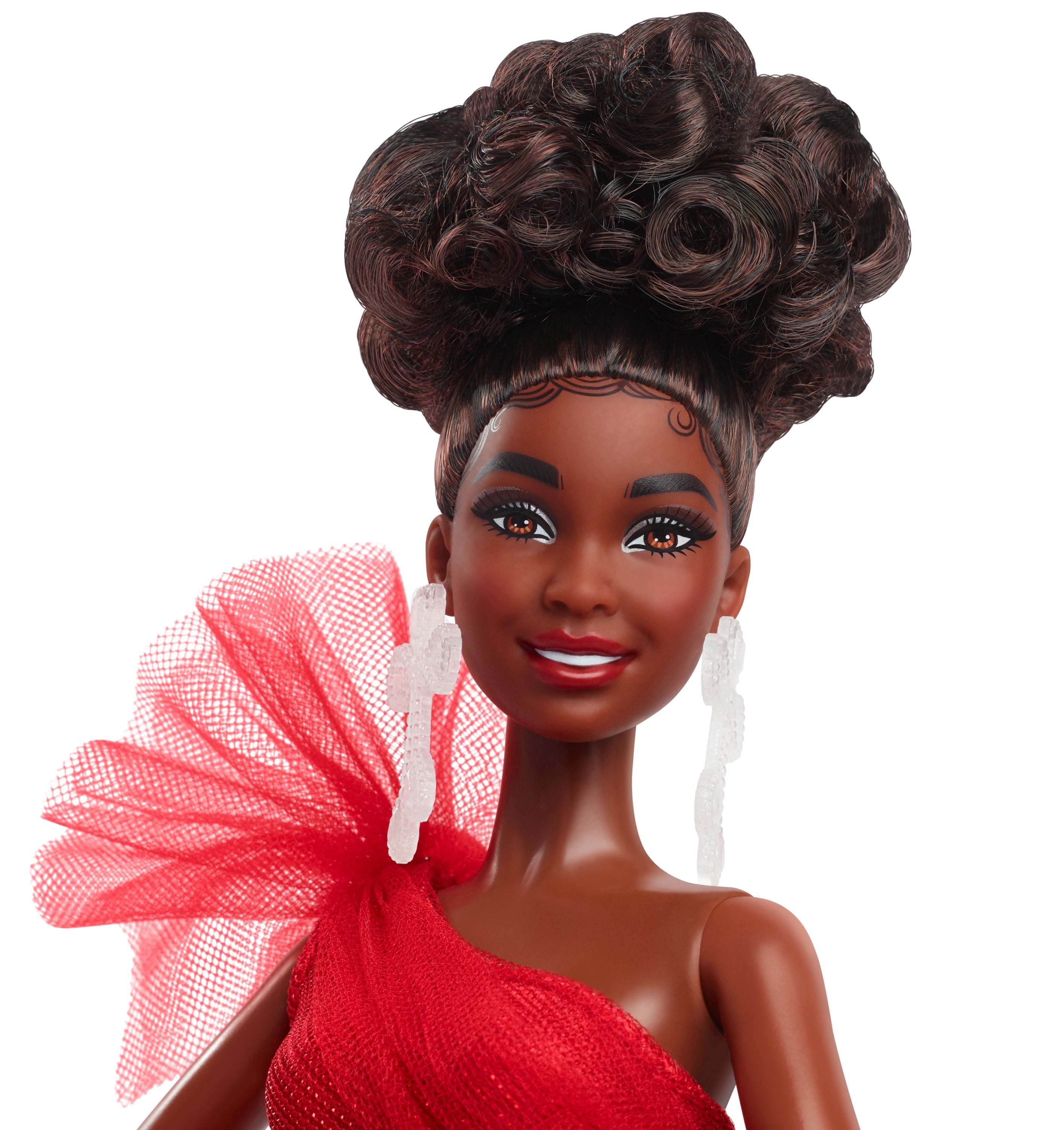 Barbie Signature 2024 Holiday Barbie Fashion Doll, Seasonal Collector Gift, Brown Hair with Plaid Gown