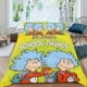 thumbnail image 2 of Dr. Seuss Conjunto de sábanas temático, trío de piezas, cómodo y amigable con la piel, diseño único, regalo de decoración para el hogar para familiares, amigos y fans,173cm *218cm, 2 of 6