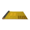 thumbnail image 2 of Ahgly Company Indoor Square Abstract Yellow Modern Area Rugs, 4' Square, 2 of 4