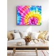thumbnail image 4 of Colorful Boho Wall Art for Living Room,Canvas Picture Wall Decor for Bathroom Bedroom,Pink Yellow Blue Green Tie Dye Abstract Art Painting Artwork for Office Kitchen Hallway Dining Room Decor 12"x16", 4 of 8