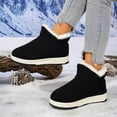 thumbnail image 5 of CAICJ98 Womens Boots Winter Warm Lined Waterproof Ankle Booties Ladies Comfortable Short Boots Outdoor Snow Boots Women (Black,Size 7), 5 of 9