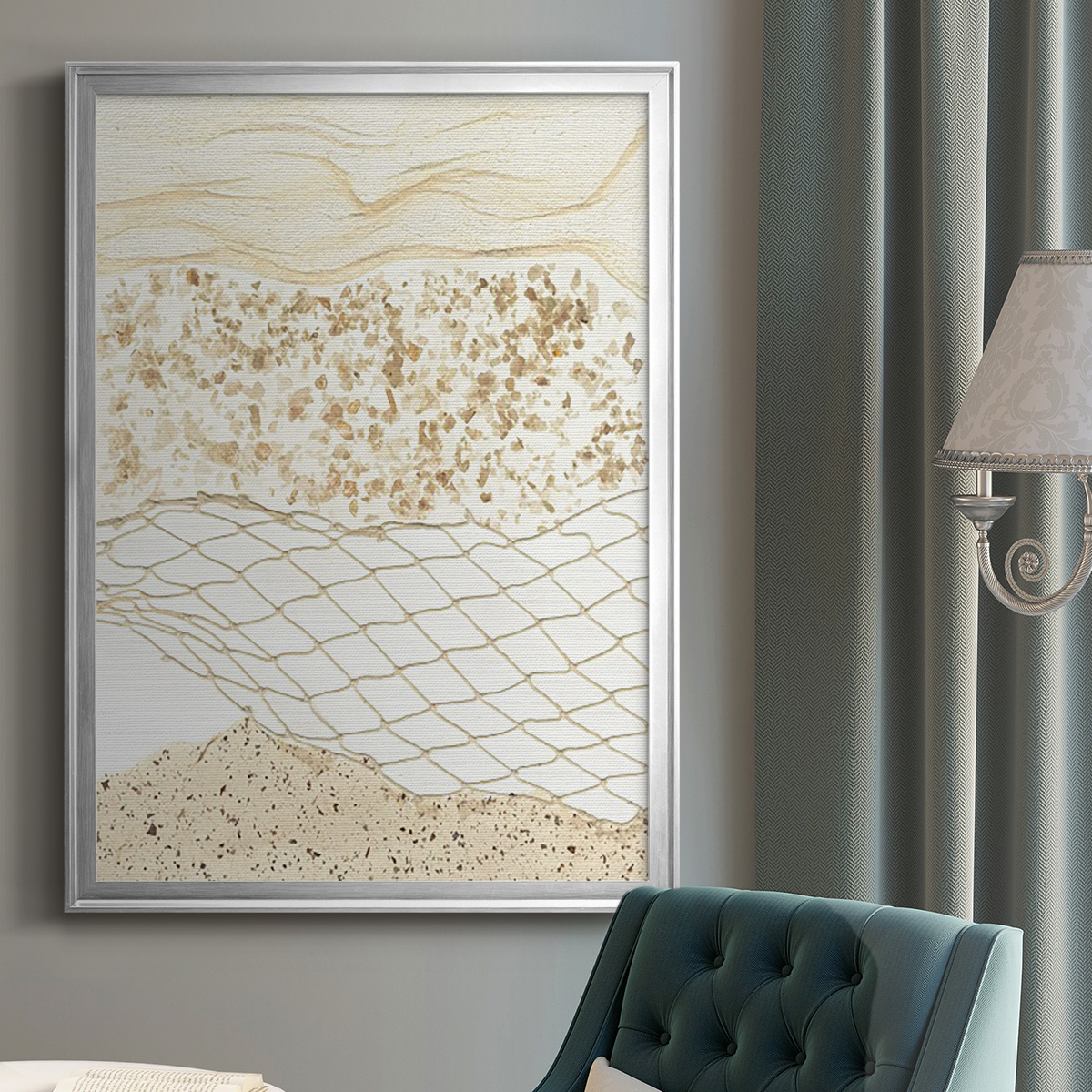 Coast Away I Premium Framed Print, in Gold, Black, or Silver - Ready to Hang
