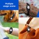 thumbnail image 4 of Collar negro para gato, collar Airtag para gato con soporte para Airtag y hebilla de seguridad, collar personalizado para gato, 4 of 5