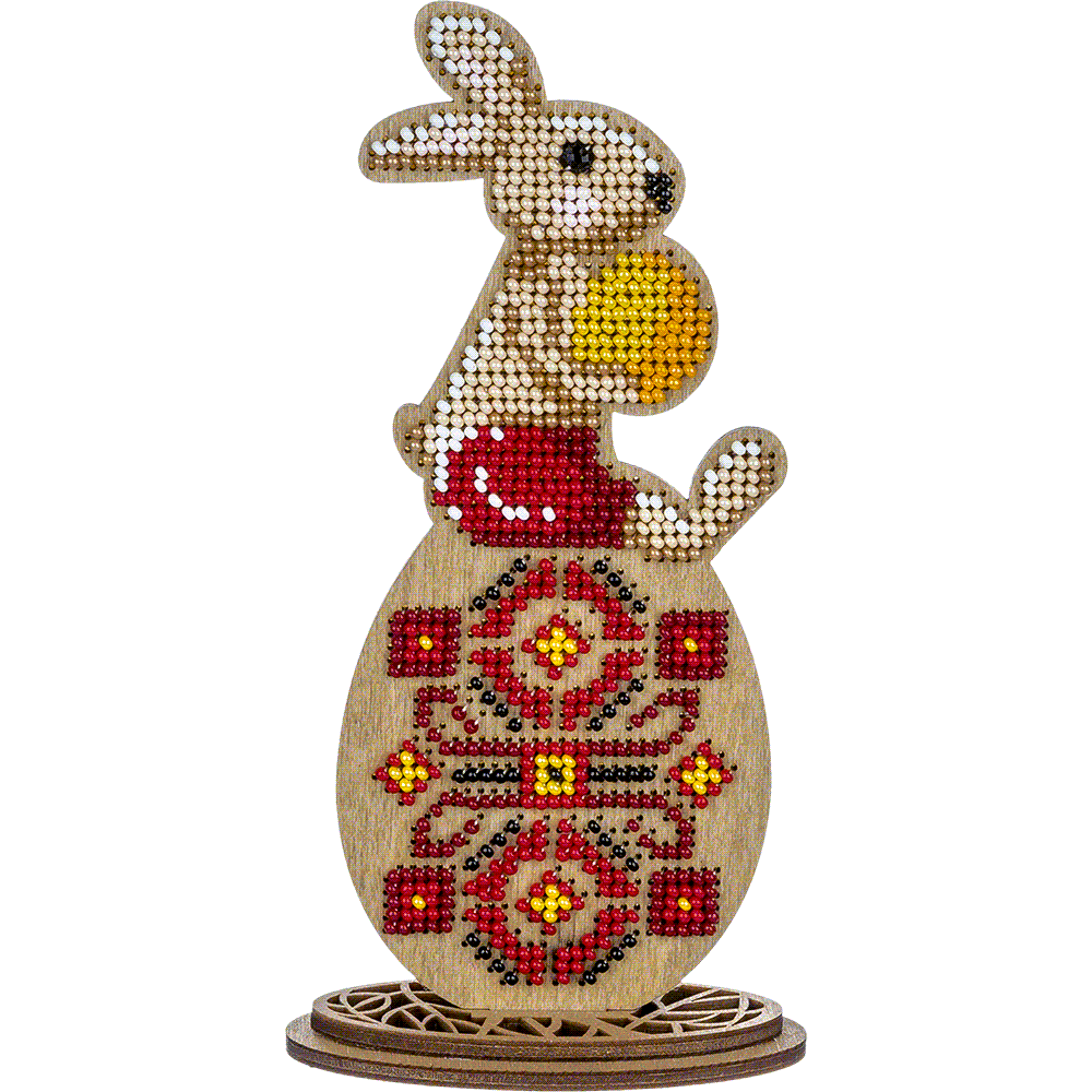 Set for embroidery with beads on wood FLK-430