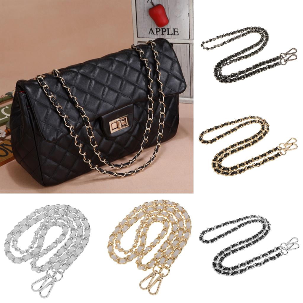Milageto 2pcs Wide Shoulder Bag Strap Replacement Removable Handbag Purse Tote Straps, Women's, Size: One size, Black