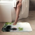 thumbnail image 4 of 1pc Zen Garden Absorbent Non-Slip Bathroom Thickened Flannel Rug Decor,Soft,Quick Drying,Suitable For Indoor/outdoor Use,Bathrooms,Bedrooms,Kitchens,Terrace,Laundry Rooms,16"x24", 4 of 9