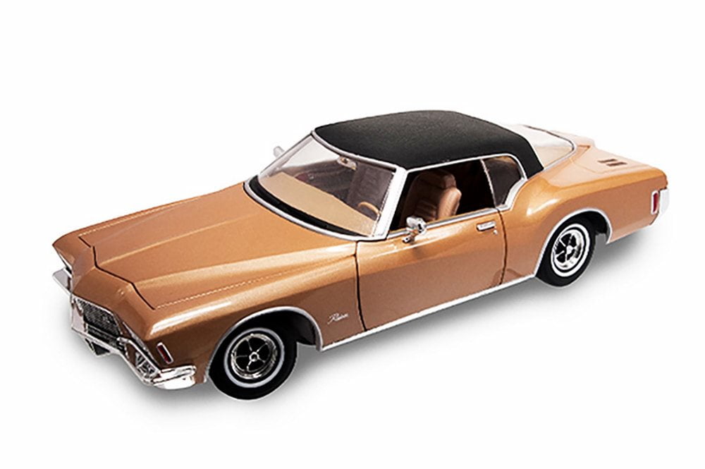 1971 Buick Riviera GS, Brown with Black Roof Road Signature 92558 1