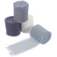 thumbnail image 1 of 4 Rolls Decorative Chiffon Ribbon For Wedding Bouquets Present Wrapping Multi Use Deep And Each Roll, 1 of 5