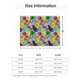 thumbnail image 5 of Yiaed Vegetable (2) Print Blanket Throw Blanket Soft Cozy Flannel Blanket for Home Bed Sofa Couch Chair-80"x60", 5 of 6