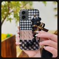 thumbnail image 2 of JNG-Phone Case For MOTO G 5G 2024, Cartoon Waterproof soft case Simplicity protective case Bear bracelet Dirt-resistant Anti-knock silicone cute Black pearl pendant Skin-friendly feel, 2 of 9
