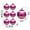 A93 Vacemry under $5, variant on Vacemry Under $5 12-Piece Christmas Ball Ornaments, 6cm Plastic Stripe Hanging Balls, Xmas Tree Party Decoration Supplies, Colorful Holiday Decor for Home, Festive Setup