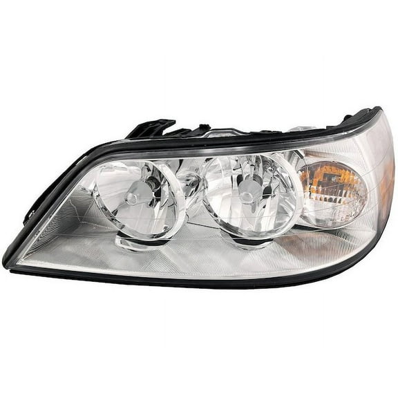 Left Driver Side Halogen Headlight Assembly - Compatible with 2005 - 2011 Lincoln Town Car (without HID) 2006 2007 2008 2009 2010