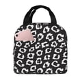 thumbnail image 1 of Easygdp Black Leopard Bolsa Térmica Premium - Tela Oxford Impermeable, Gran Capacidad, Bolsillo Frontal, Unisex para Trabajo, Escuela, Actividades al Aire Libre y Picnics, 1 of 8