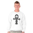 thumbnail image 5 of Ankh Egyptian Cross Symbolic Spiritual Sweatshirt for Men or Women Brisco Brands S, 5 of 6